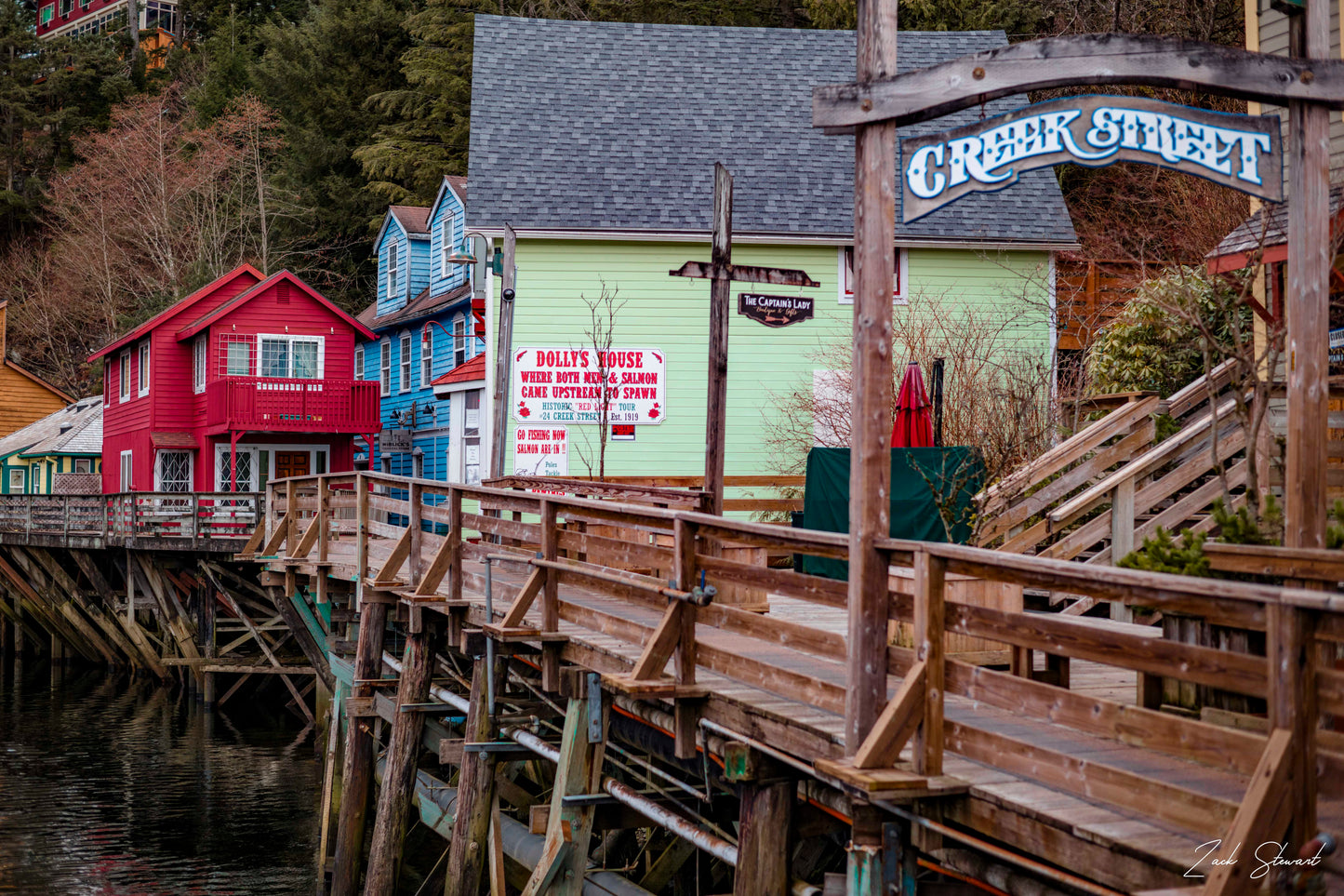 Creek Street Ketchikan - Wall Art Photo Print - Zack Stewart Photography