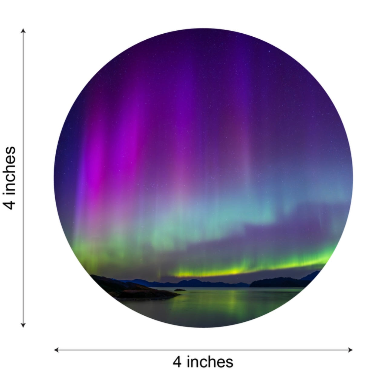 Limited Edition Alaska Aurora Coaster Set - Zack Stewart Photography