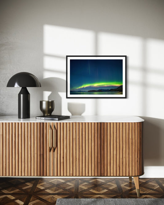 Aurora Ribbon over Behm Canal - Wall Art Photo Print - Zack Stewart Photography