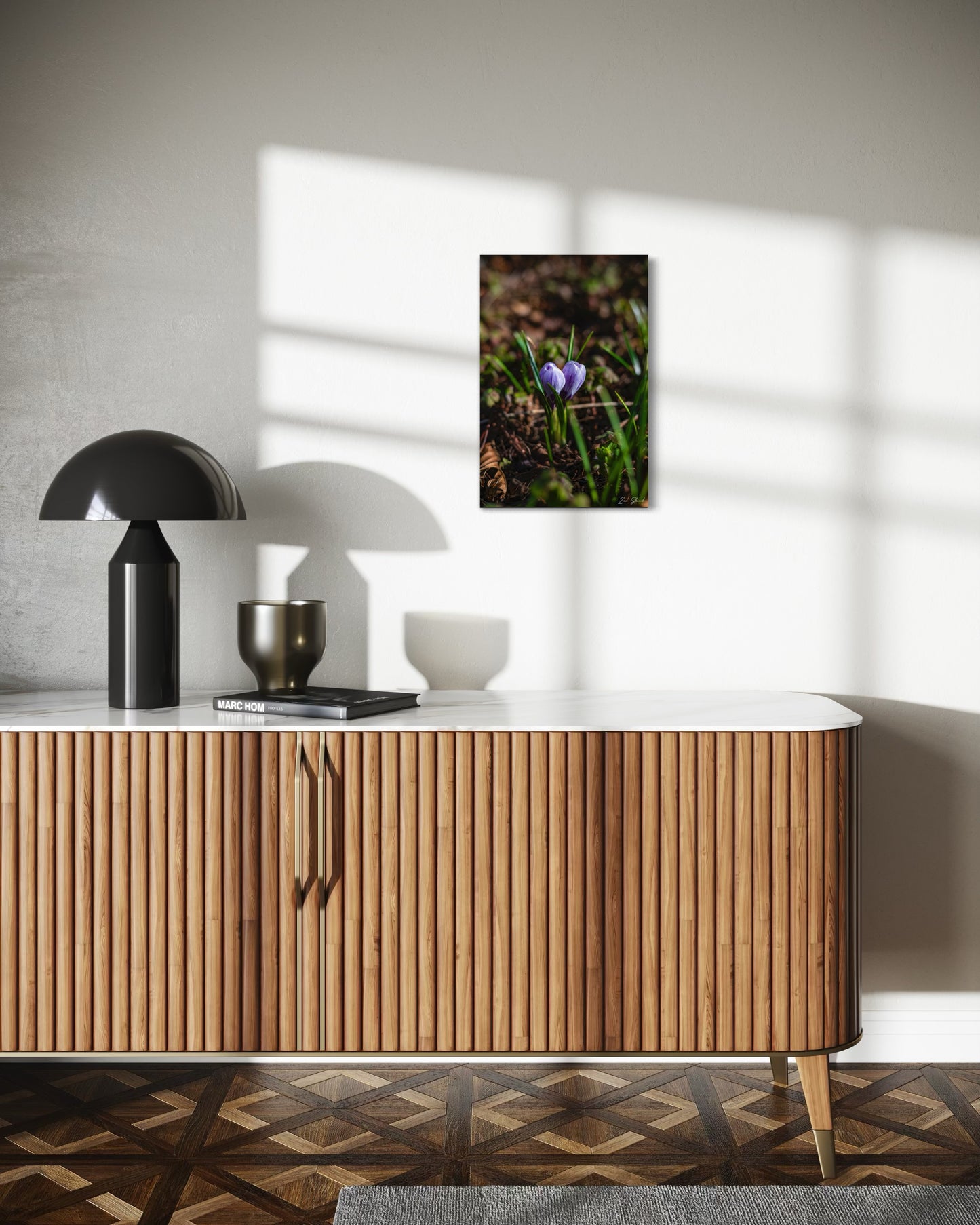 Closed Morning Crocus - Wall Art Photo Print - Zack Stewart Photography