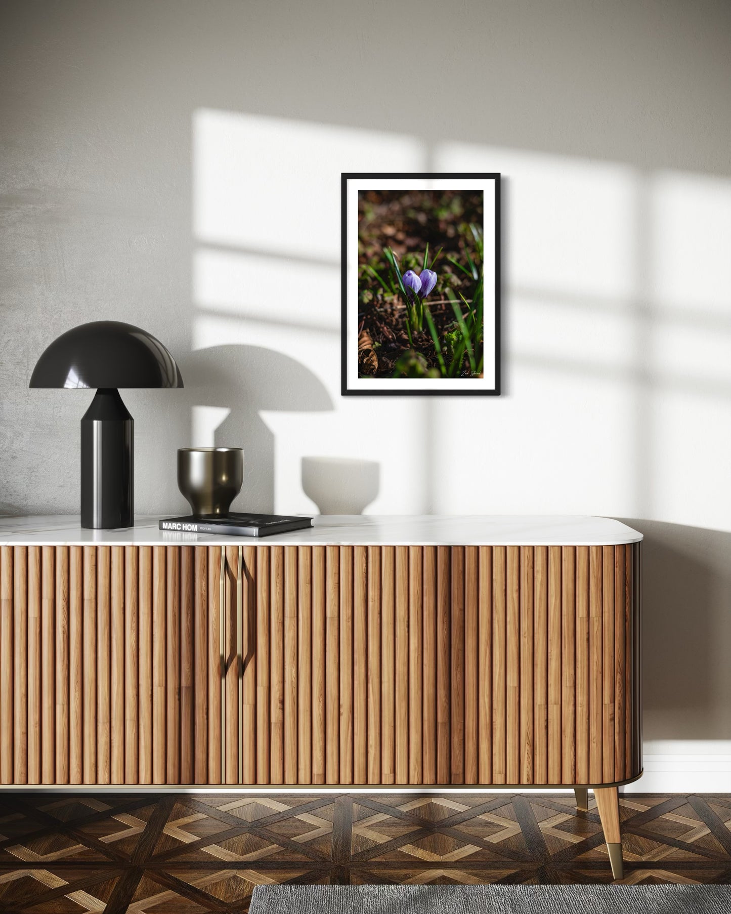 Closed Morning Crocus - Wall Art Photo Print - Zack Stewart Photography
