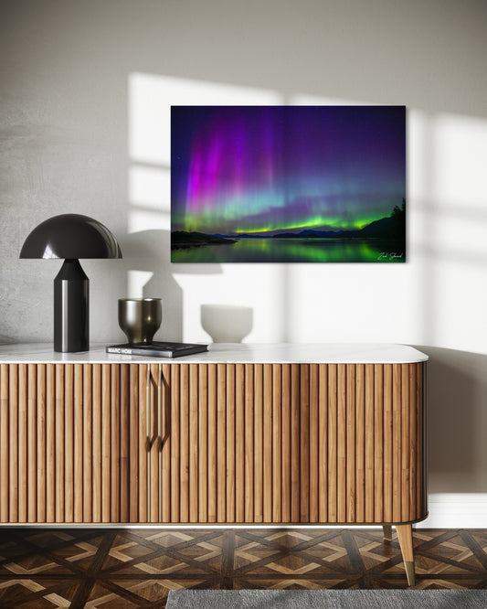 Cotton Candy Auroras - Wall Art Photo Print - Zack Stewart Photography