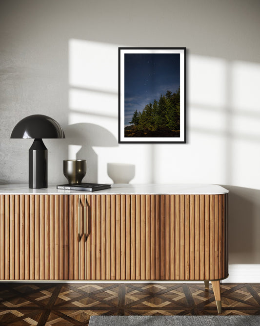 Dipper Above Trees - Wall Art Photo Print - Zack Stewart Photography