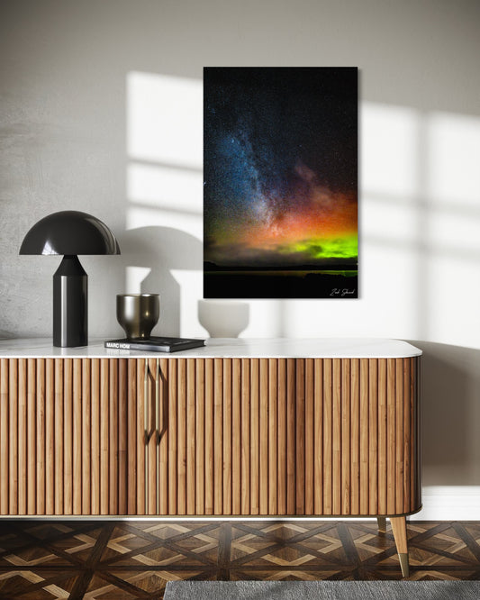 Milky Way Auroras - Wall Art Photo Print - Zack Stewart Photography