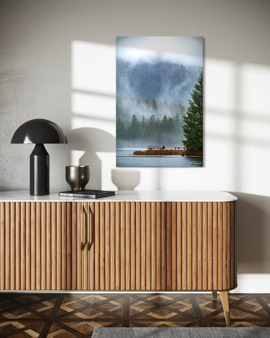 Misty Morning Lake - Wall Art Photo Print - Zack Stewart Photography