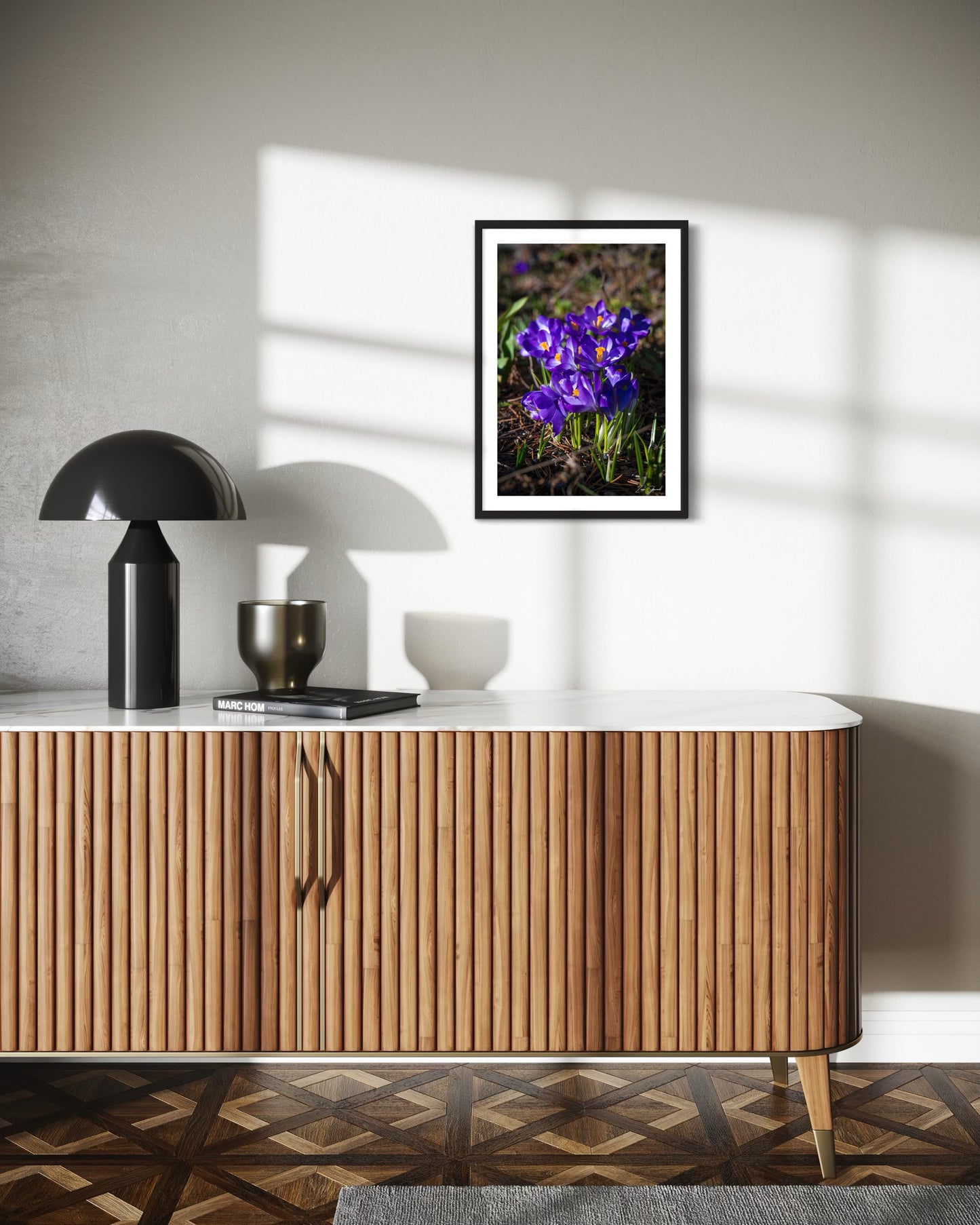 Purple Morning Crocuses - Wall Art Photo Print - Zack Stewart Photography