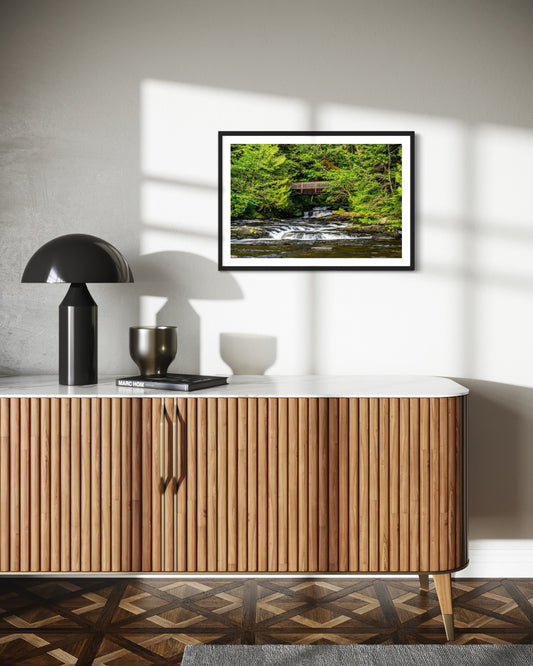 Settler's Cove Bridge Falls - Wall Art Photo Print - Zack Stewart Photography