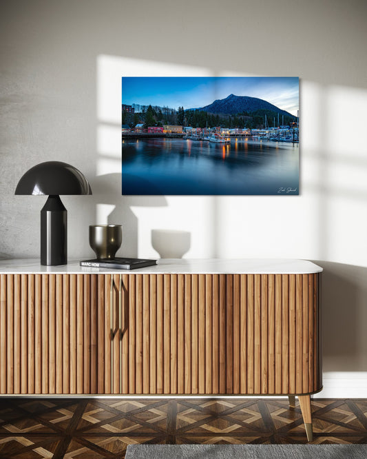 Early Morning Downtown Ketchikan - Wall Art Photo Print - Zack Stewart Photography