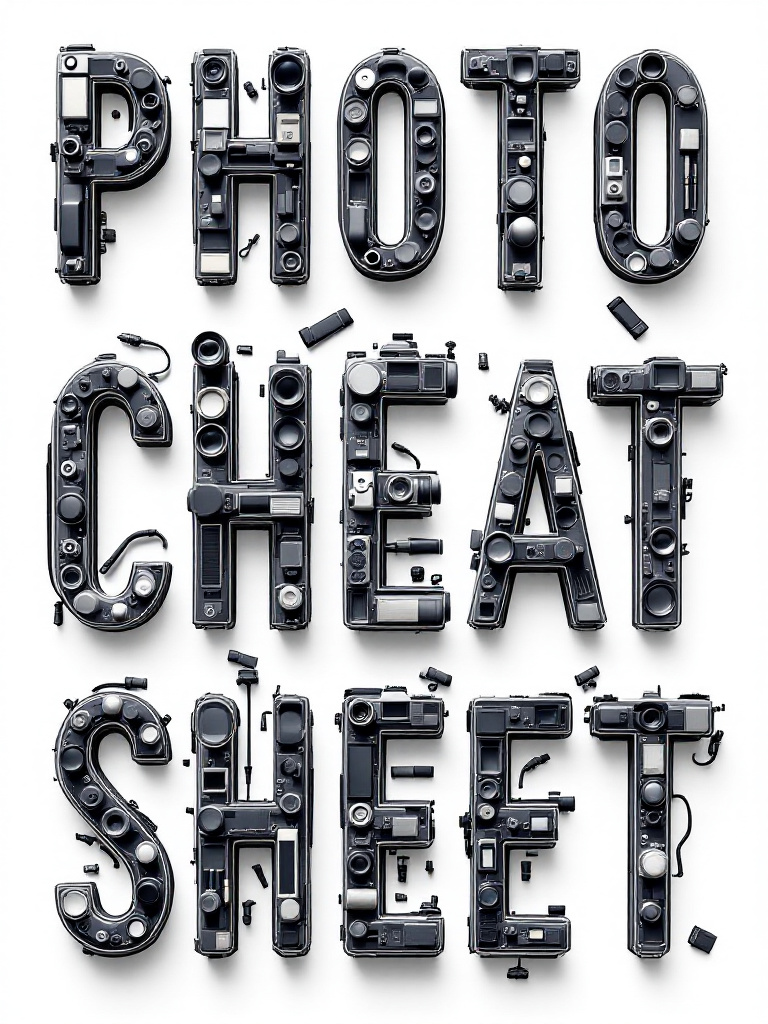 Photography Cheat Sheet - Zack Stewart Photography