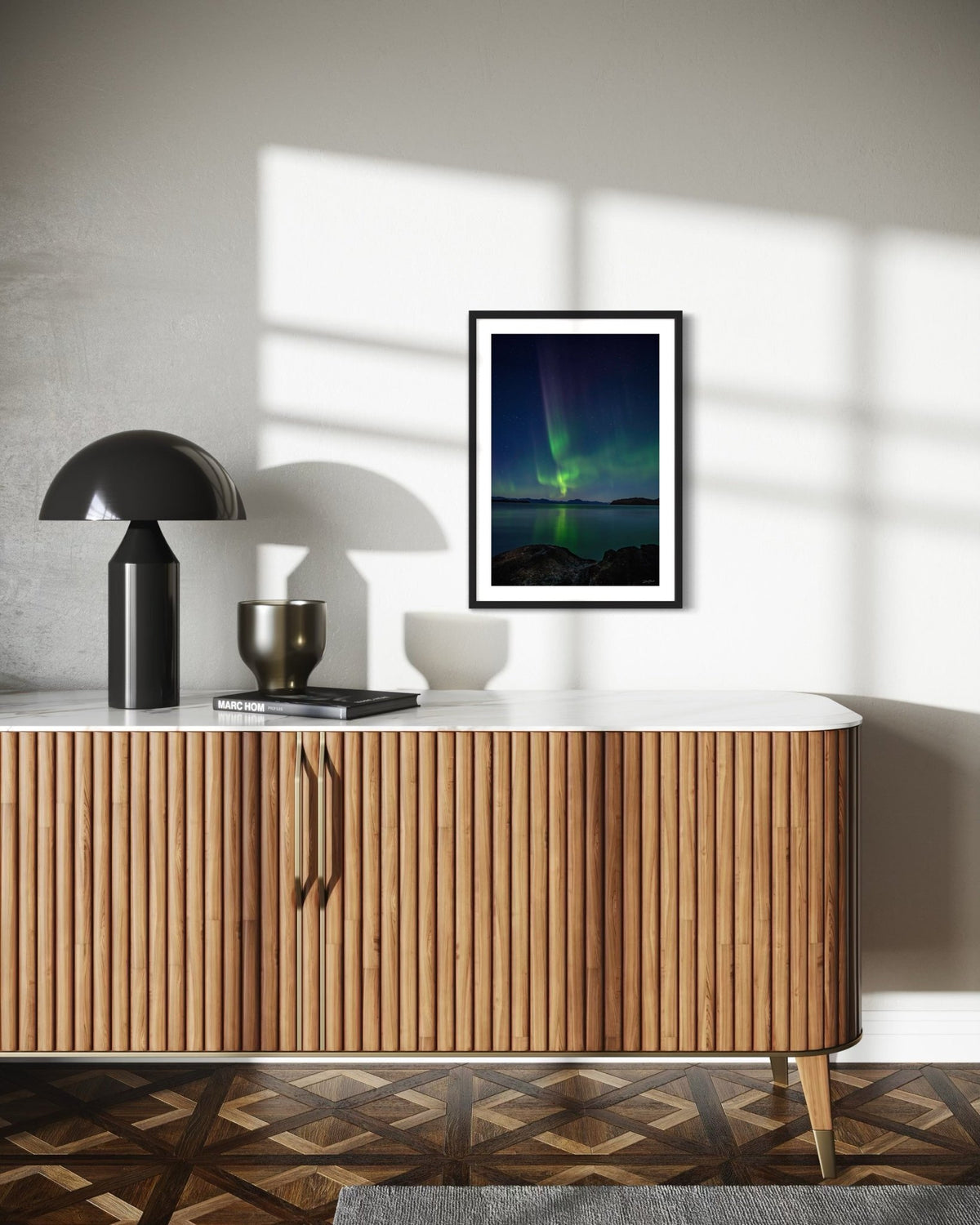 Aurora Flair over Behm Canal - Wall Art Photo Print - Zack Stewart Photography