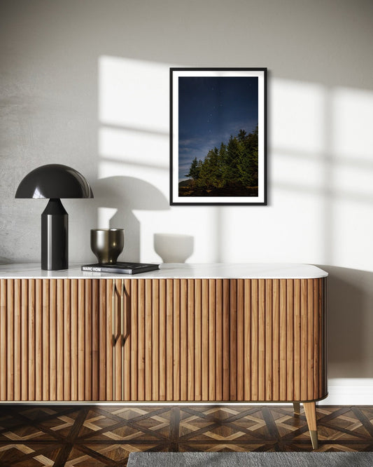 Dipper Above Trees - Wall Art Photo Print - Zack Stewart Photography