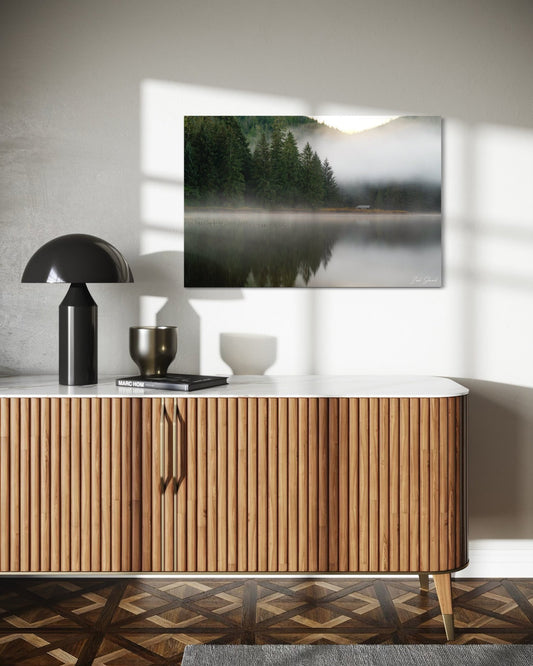 Foggy Forest Lake - Wall Art Photo Print - Zack Stewart Photography