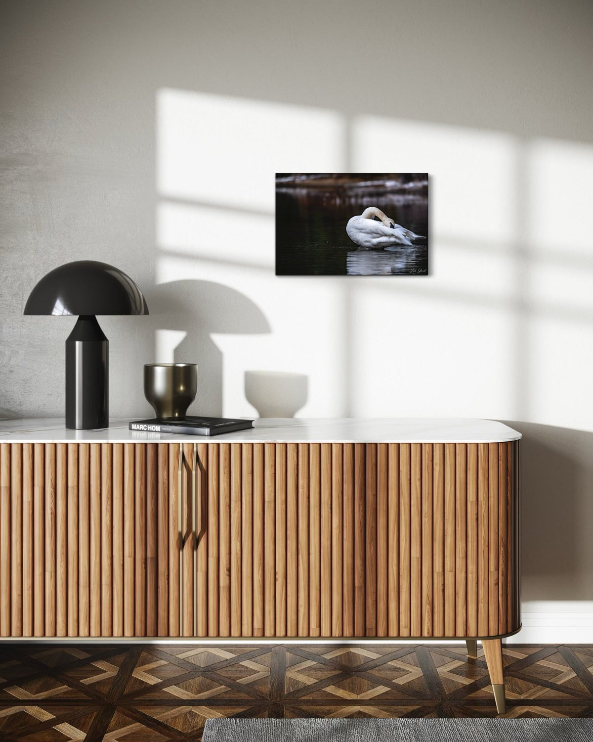 Swan Bath - Wall Art Photo Print - Zack Stewart Photography