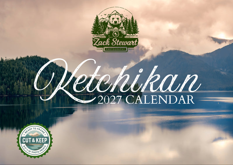 2027 Alaska Calendar - Zack Stewart Photography