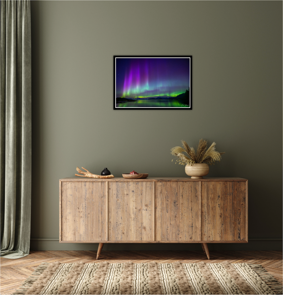 Cotton Candy Auroras -  Wall Art Photo Print - Zack Stewart Photography