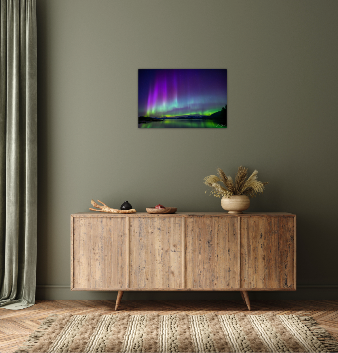 Cotton Candy Auroras -  Wall Art Photo Print - Zack Stewart Photography