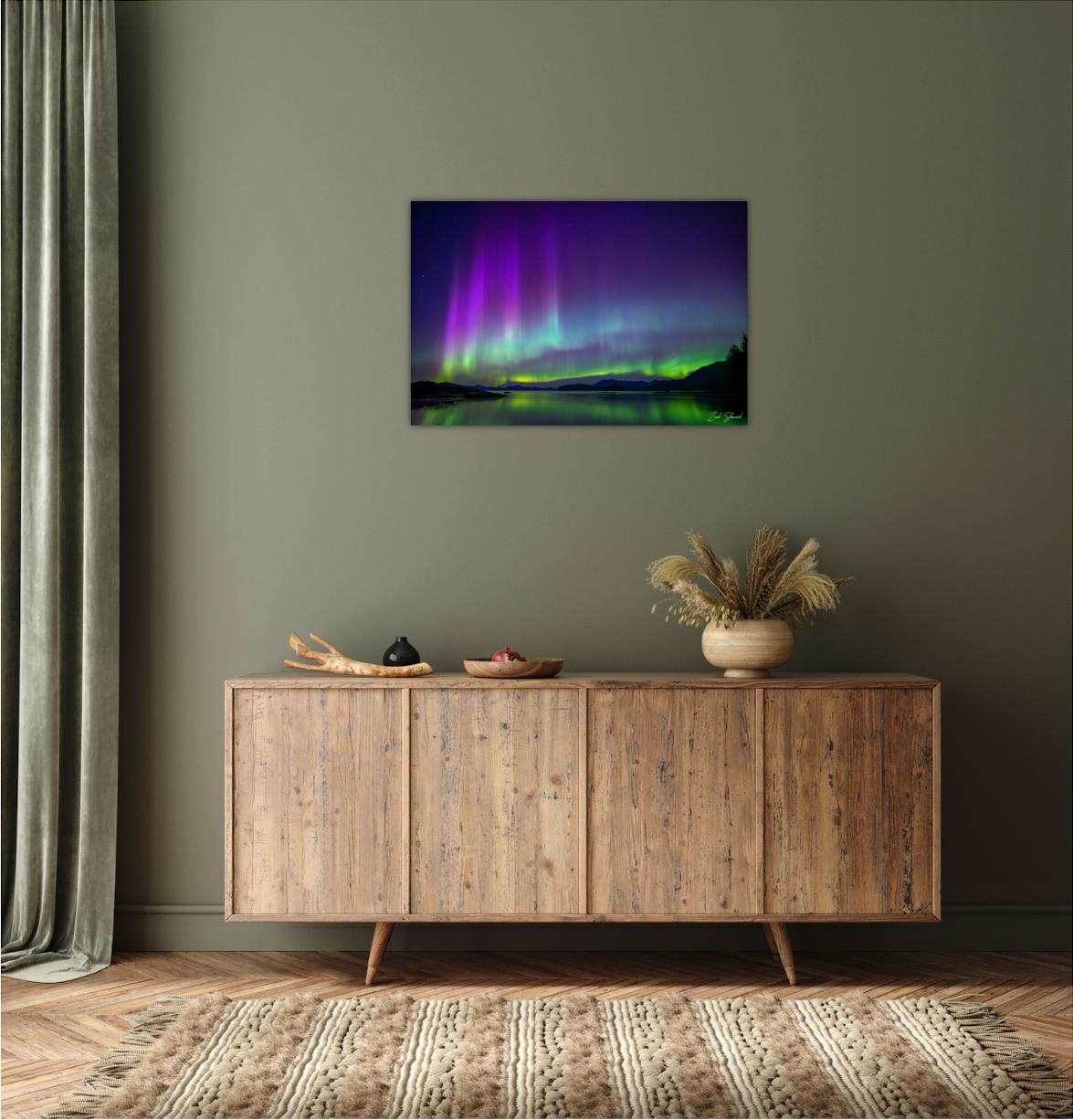Cotton Candy Auroras -  Wall Art Photo Print - Zack Stewart Photography