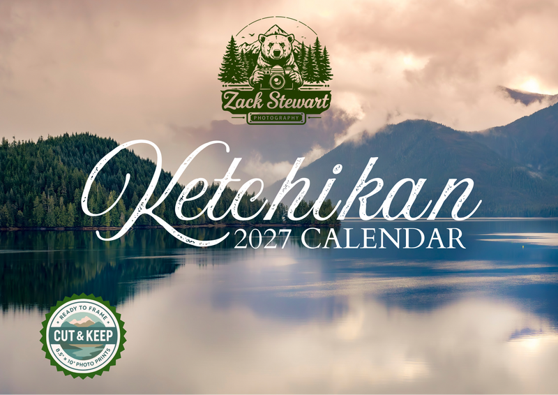 2027 Alaska Calendar - Zack Stewart Photography