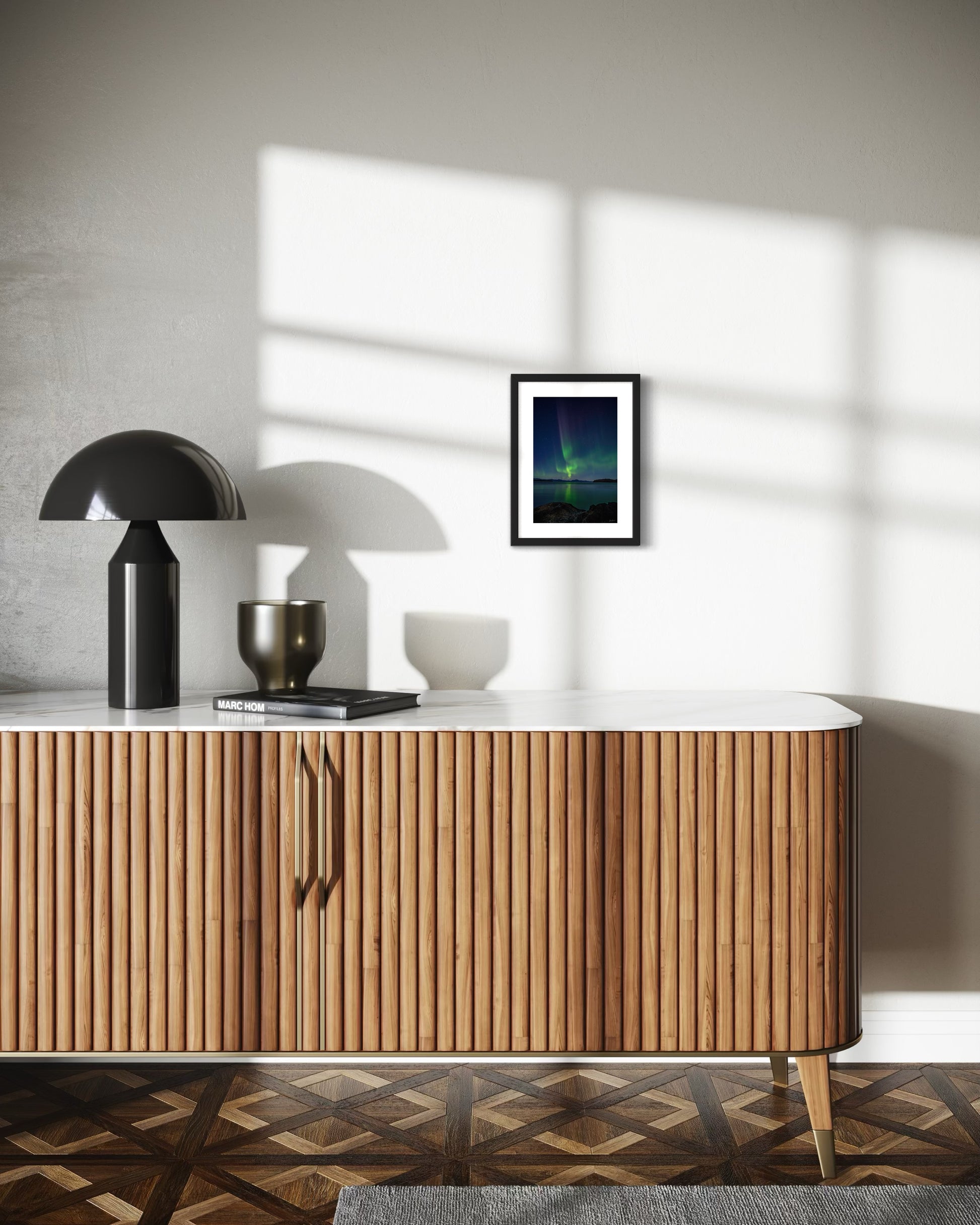 Aurora Flair over Behm Canal -  Wall Art Photo Print - Zack Stewart Photography