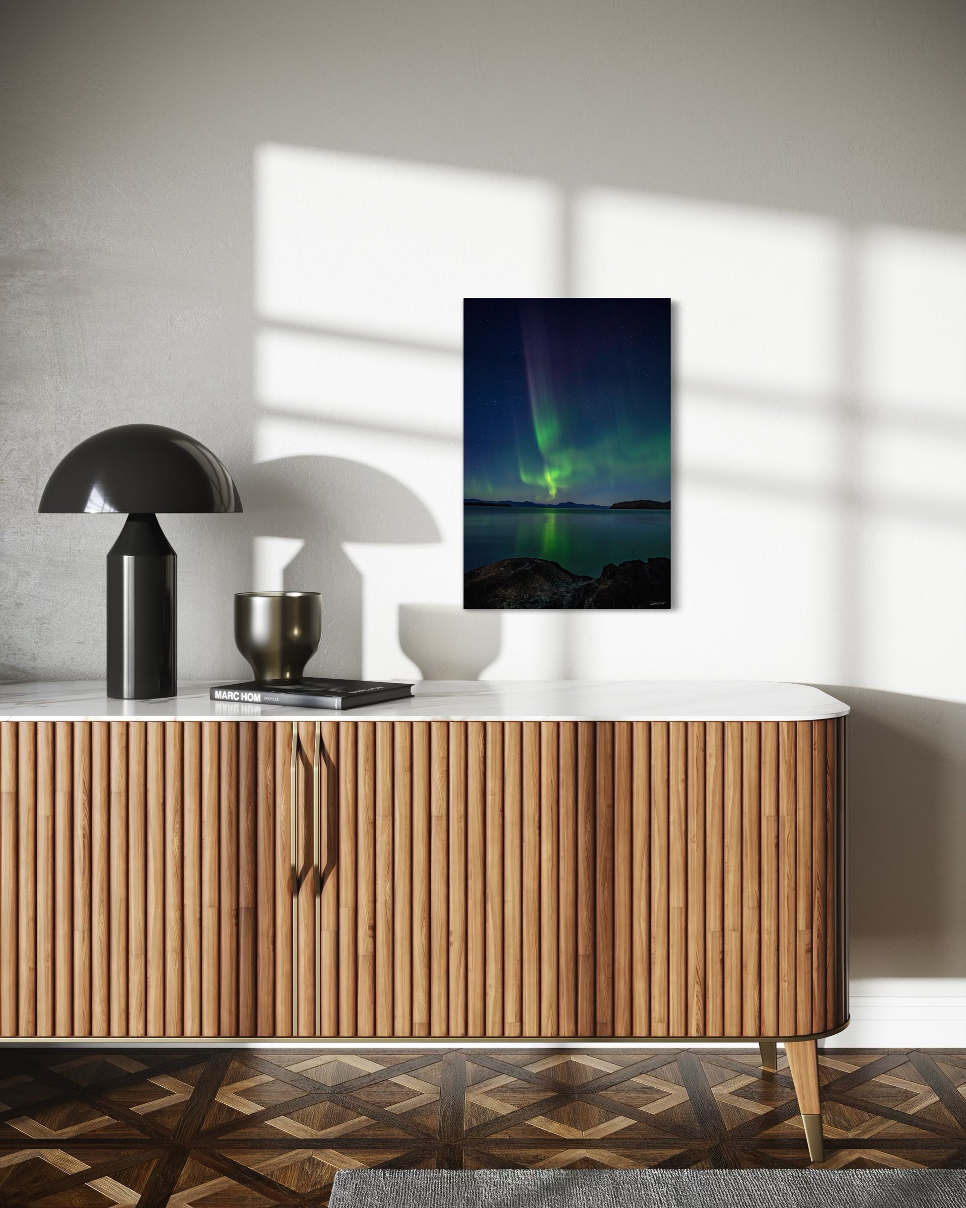Aurora Flair over Behm Canal -  Wall Art Photo Print - Zack Stewart Photography