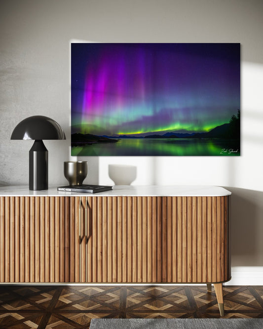 Cotton Candy Auroras -  Wall Art Photo Print - Zack Stewart Photography