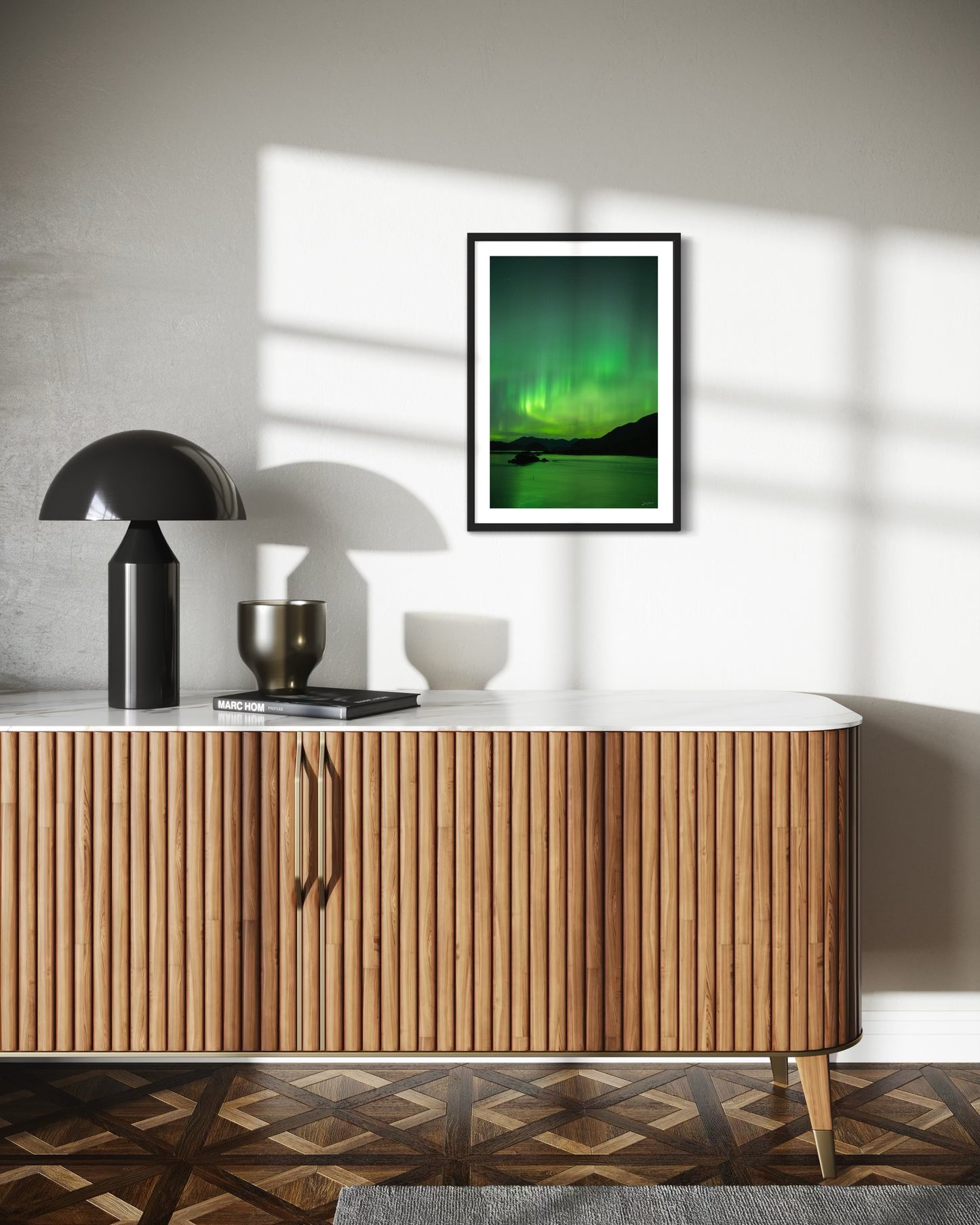 Emerald Aurora over Behm Canal - Wall Art Photo Print - Zack Stewart Photography