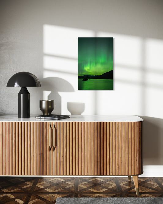 Emerald Aurora over Behm Canal - Wall Art Photo Print - Zack Stewart Photography