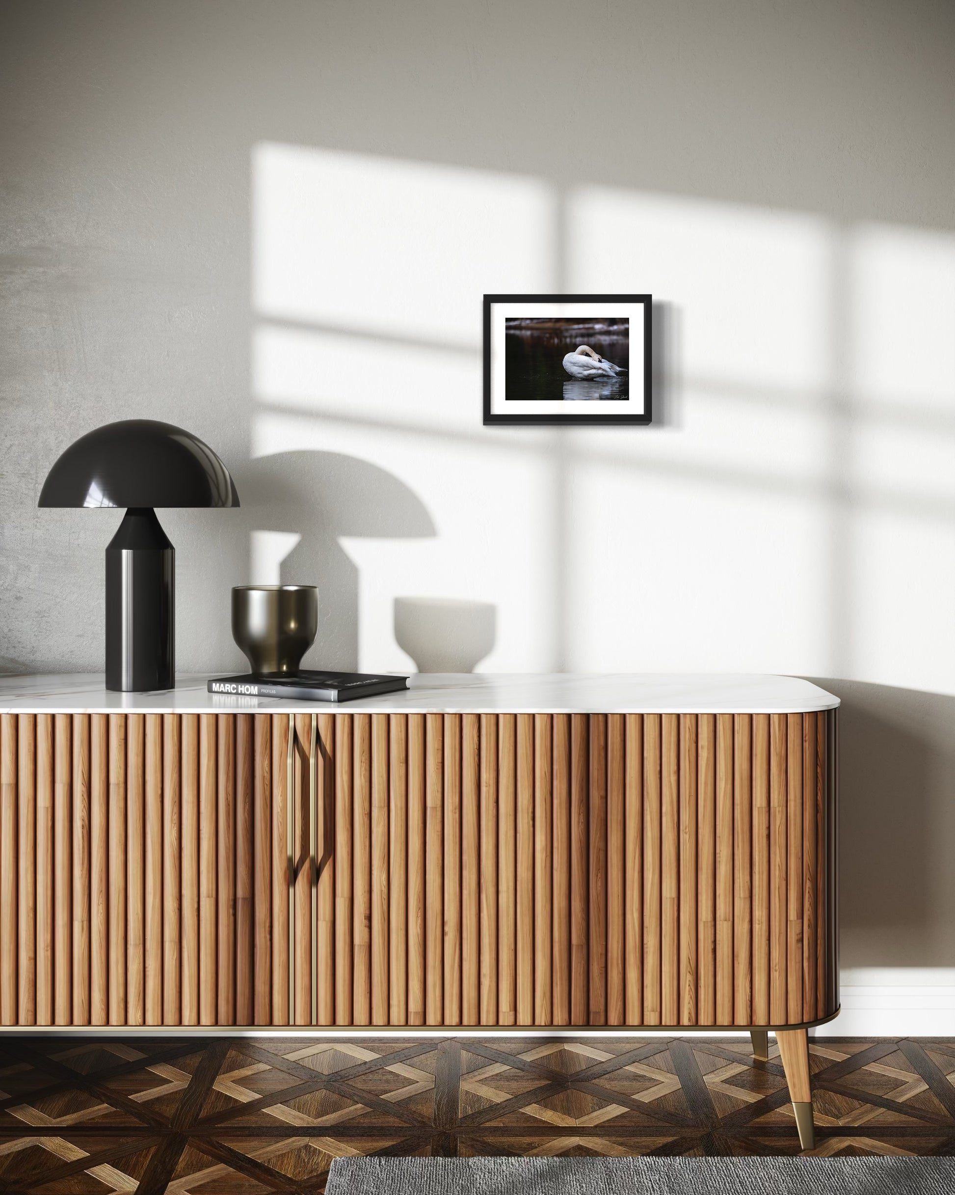 Swan Bath - Wall Art Photo Print - Zack Stewart Photography