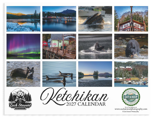 2027 Alaska Calendar - Zack Stewart Photography