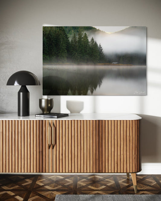 Foggy Forest Lake - Wall Art Photo Print - Zack Stewart Photography