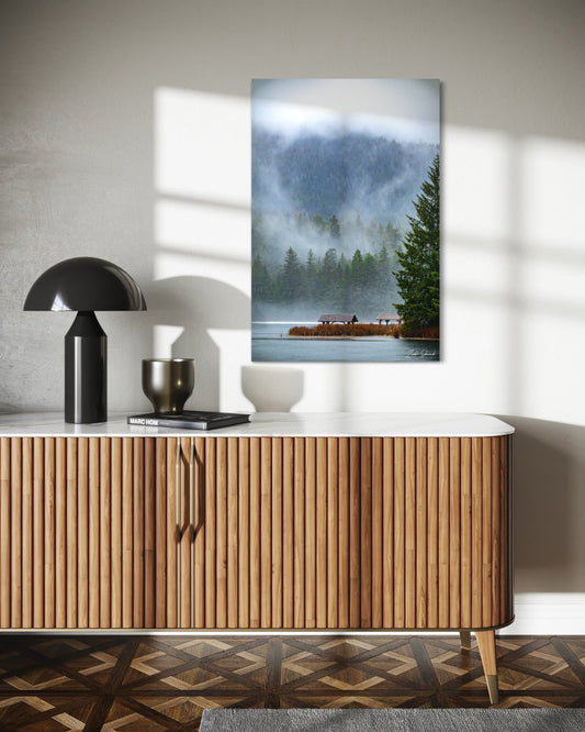 Misty Morning Lake - Wall Art Photo Print - Zack Stewart Photography