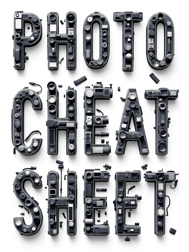 Photography Cheat Sheet - Zack Stewart Photography