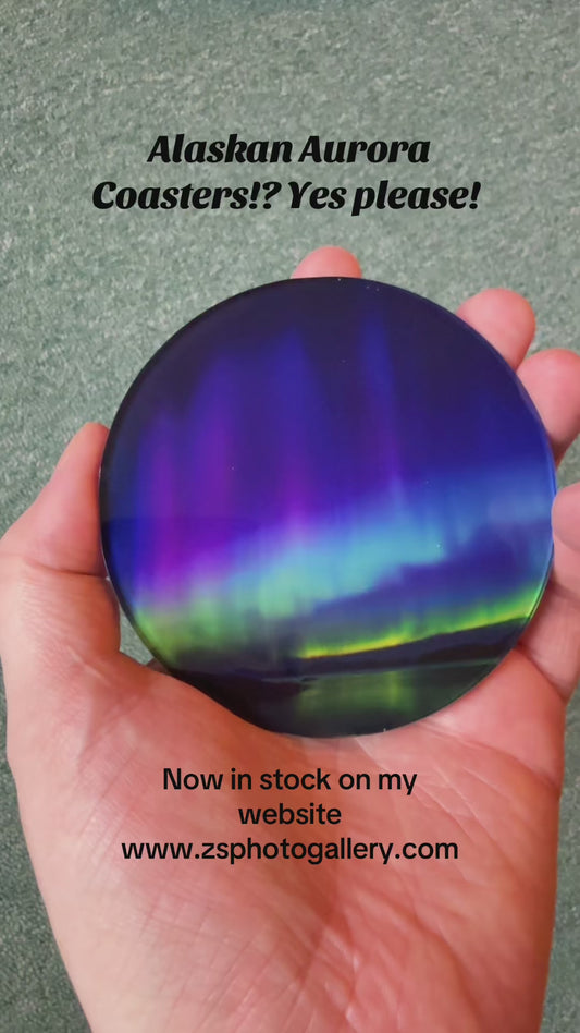 Alaska Aurora Coaster Set